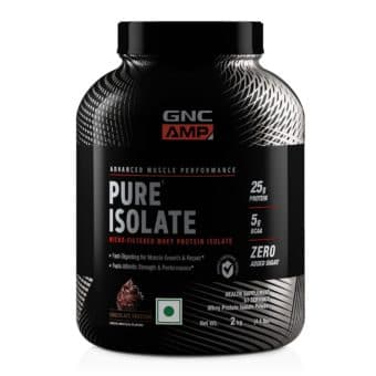 GNC AMP Pure Isolate - 25g Protein, 5g BCAA, Low Carb