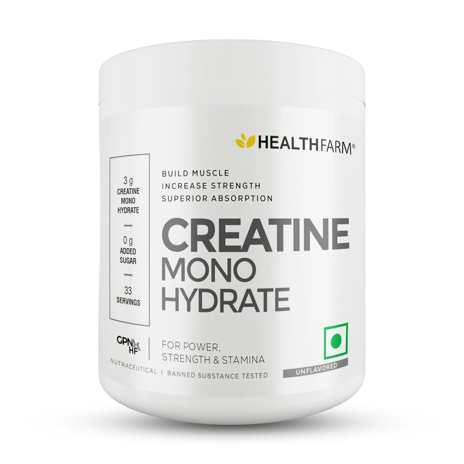 Healthfarm Creatine Monohydrate Powder