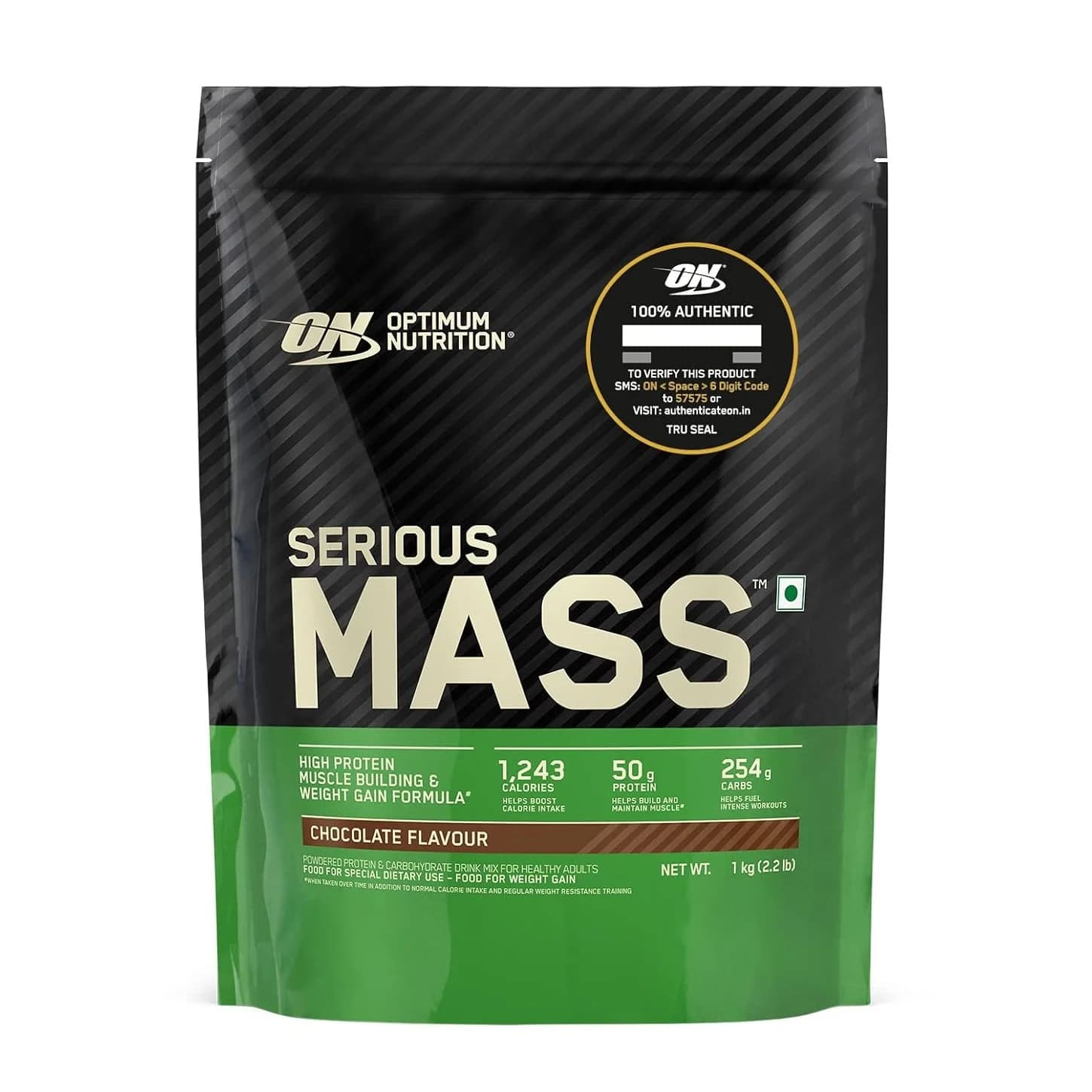 Optimum Nutrition (ON) Serious Mass Weight Gainer Powder (Vegetarian)