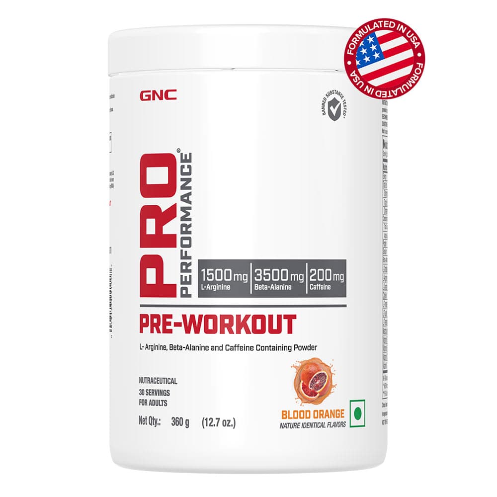 GNC Pro Performance Pre-Workout, 0.79 lb Blood Orange