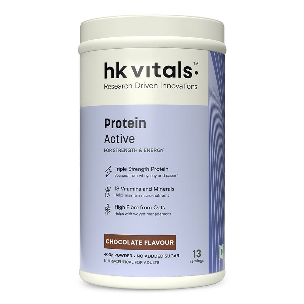 HealthKart HK Vitals Protein Active, 0.88 lb Chocolate