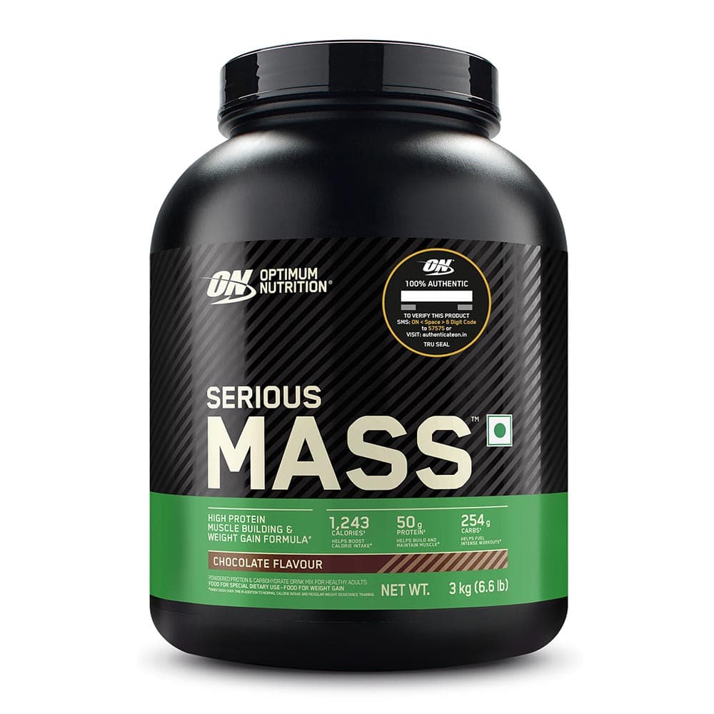ON (Optimum Nutrition) Serious Mass, 6.6 lb Chocolate