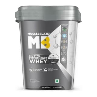 MuscleBlaze Biozyme Performance Whey, 8.8 lb Blue Tokai Coffee