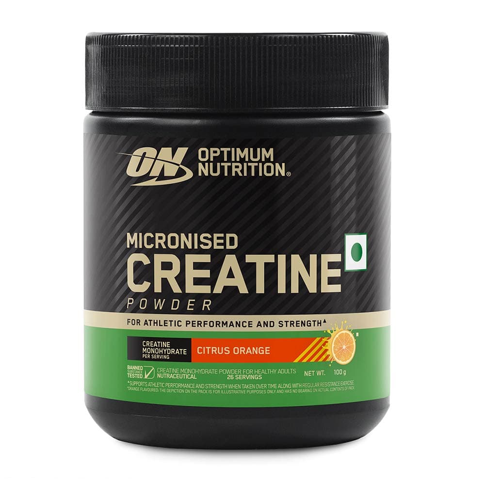 ON (Optimum Nutrition) Micronized Creatine Powder, Citrus Orange 0.22 lb