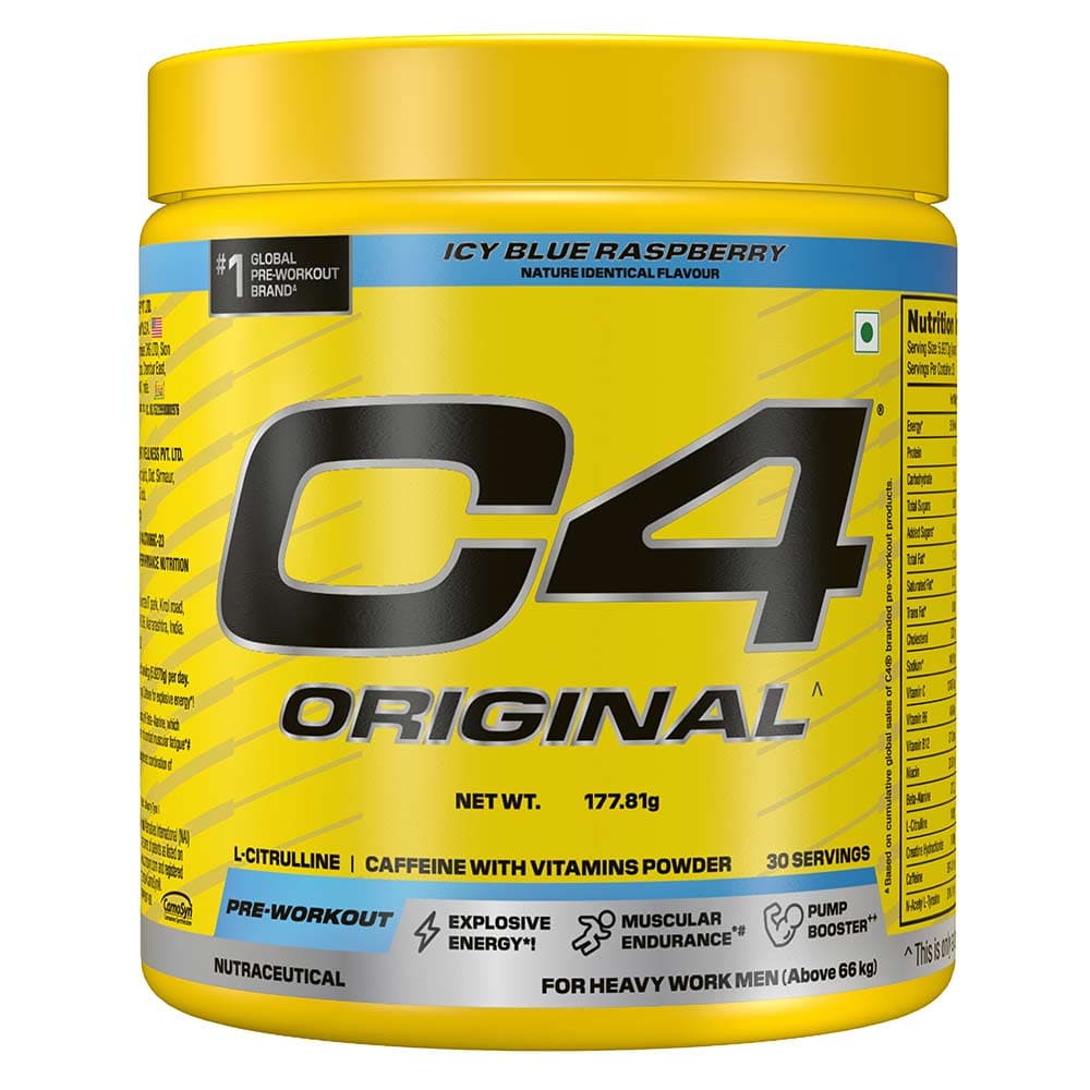 Cellucor C4 Original Pre-Workout, 0.39 lb Icy Blue Raspberry
