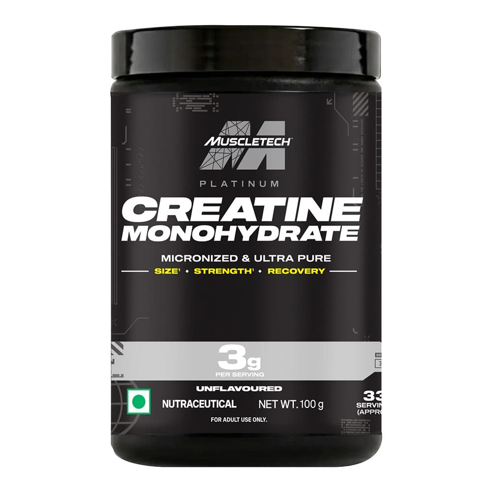 MuscleTech Platinum Creatine, Unflavoured 0.22 lb