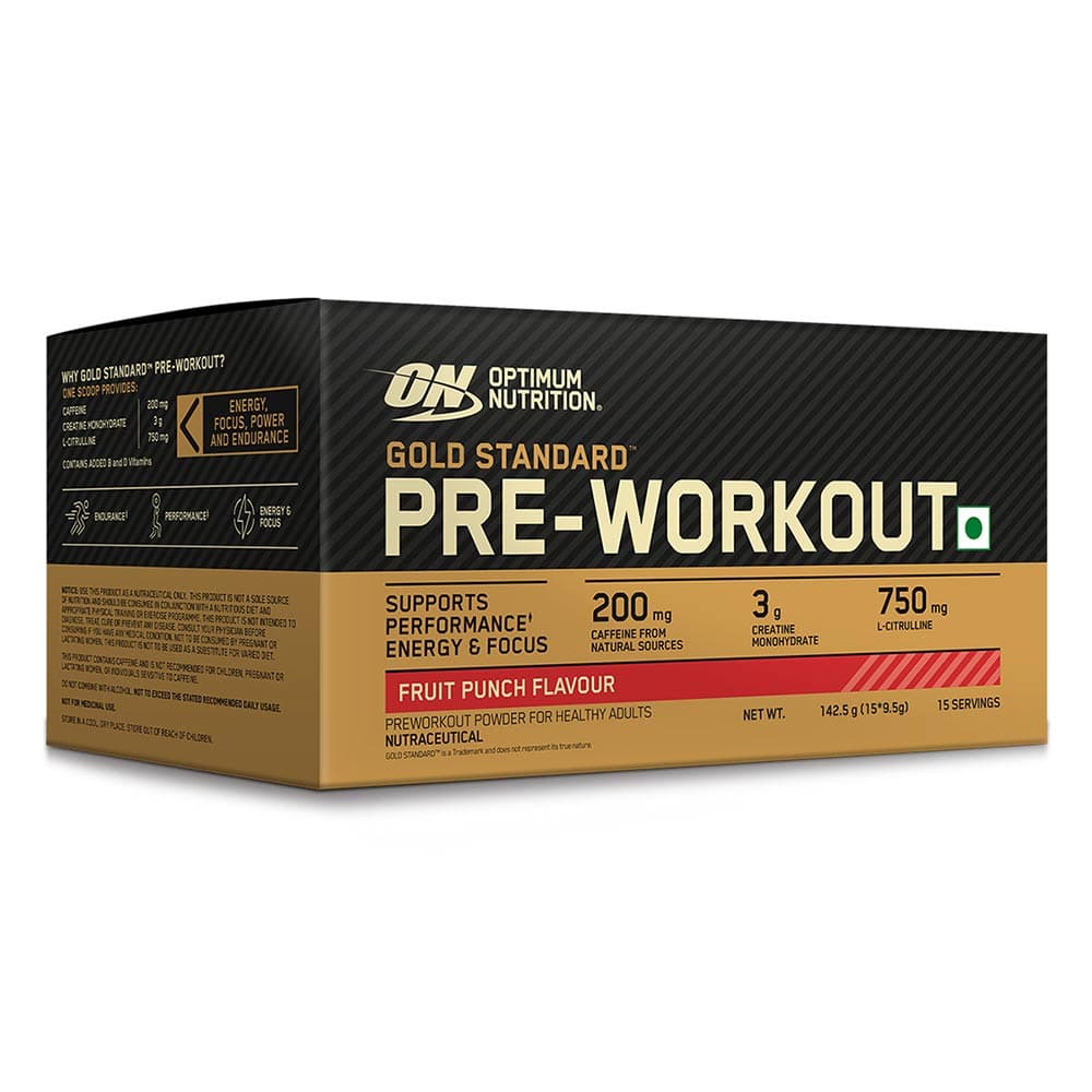 ON (Optimum Nutrition) Gold Standard Pre-Workout, 15 sachets/pack Fruit Punch