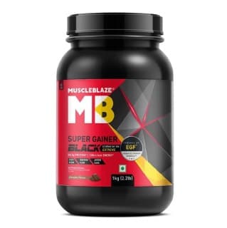 MuscleBlaze Super Gainer Black, 2.2 lb Chocolate