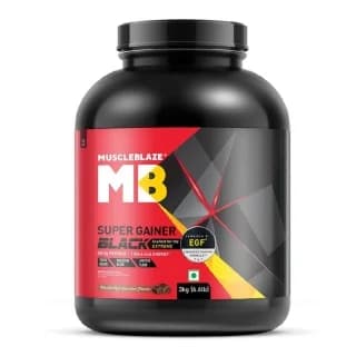 MuscleBlaze Super Gainer Black, 6.6 lb Double Rich Chocolate