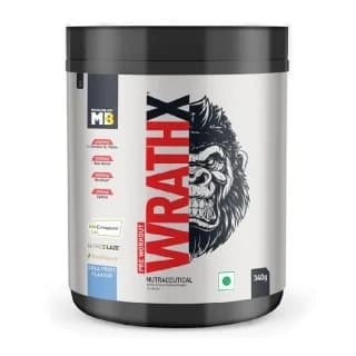 MuscleBlaze Pre Workout WrathX, 340 g Cola Frost
