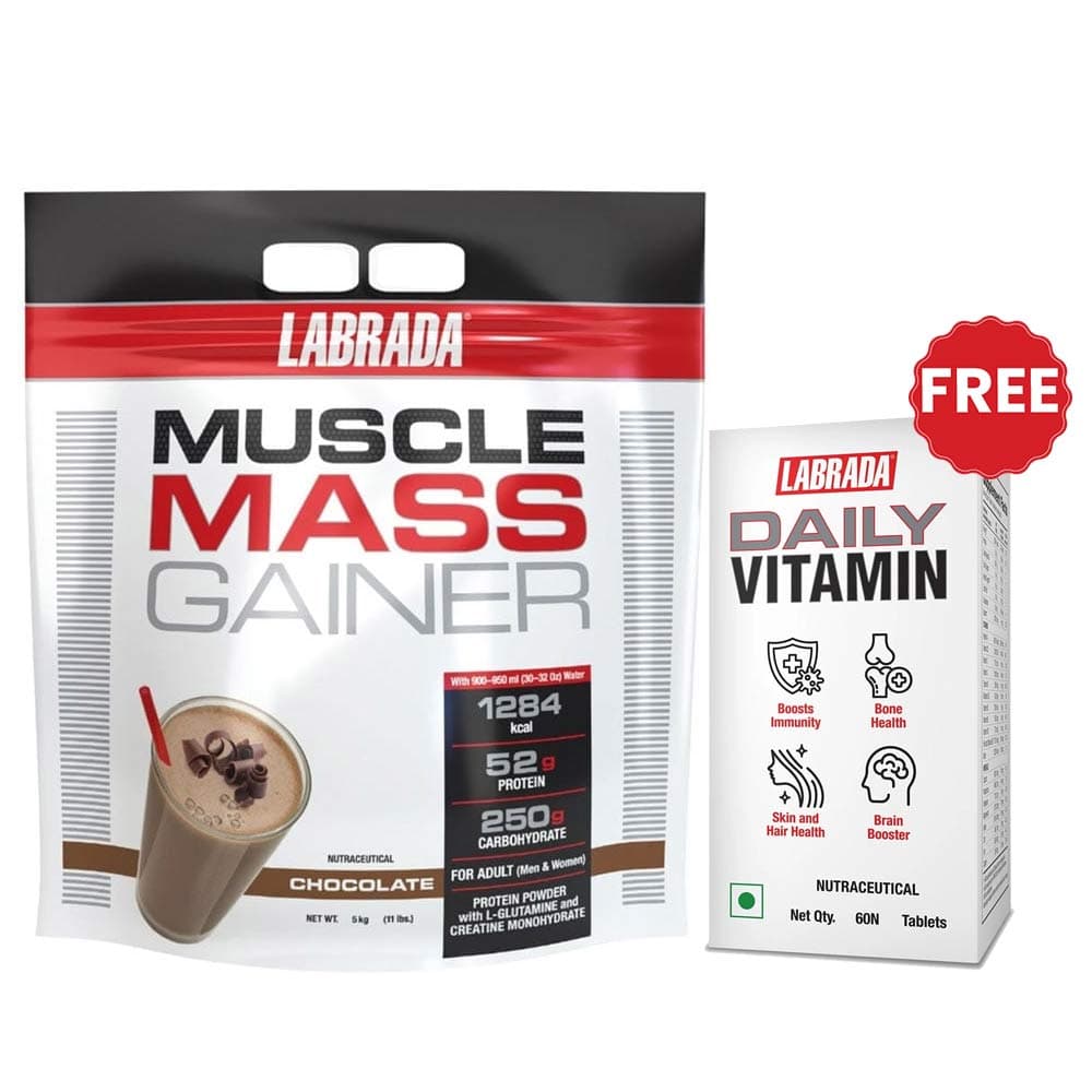 Labrada Muscle Mass Gainer, 11 lb Chocolate