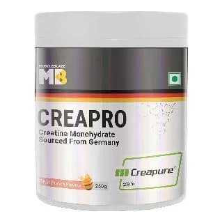 MuscleBlaze CreaPRO Creatine with Creapure® Powder from Germany, 0.55 lb Fruit Punch