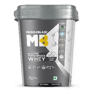 MuscleBlaze Biozyme Performance Whey, 8.8 lb Chocolate Hazelnut