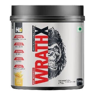MuscleBlaze Pre Workout WrathX, 540 g Mango Mayhem