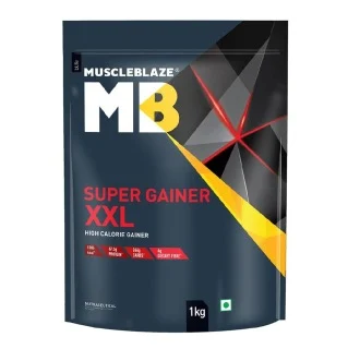 MuscleBlaze Super Gainer XXL Weight Gainer, 2.2 lb Chocolate