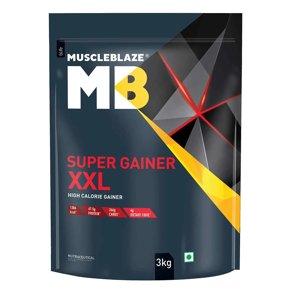 MuscleBlaze Super Gainer XXL, 6.6 lb Chocolate
