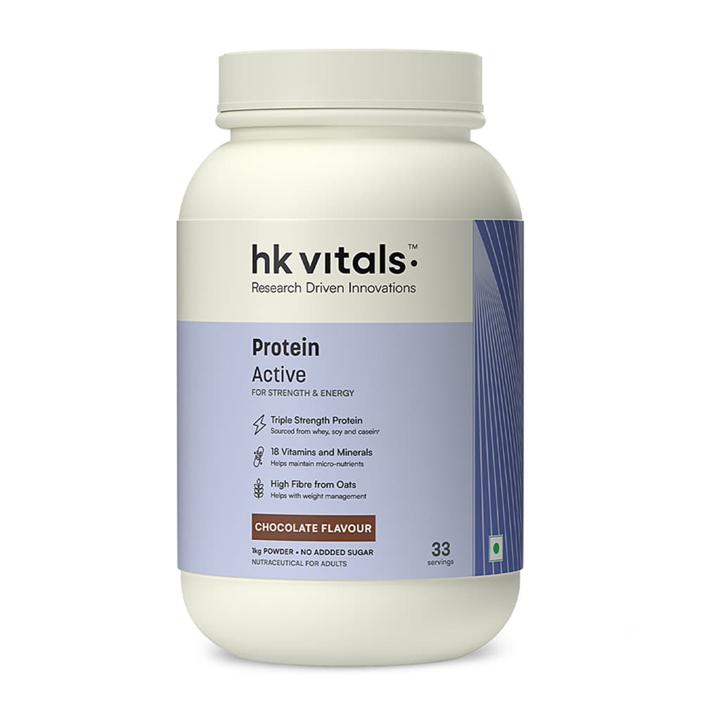 HealthKart HK Vitals Protein Active, 2.2 lb Chocolate