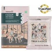 TrueBasics Clean Whey Protein (Isolate + Concentrate), 175 g Coffee Blend (Isolate + Concentrate)