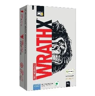 MuscleBlaze Pre Workout WrathX, 0.19 lb Cola Frost