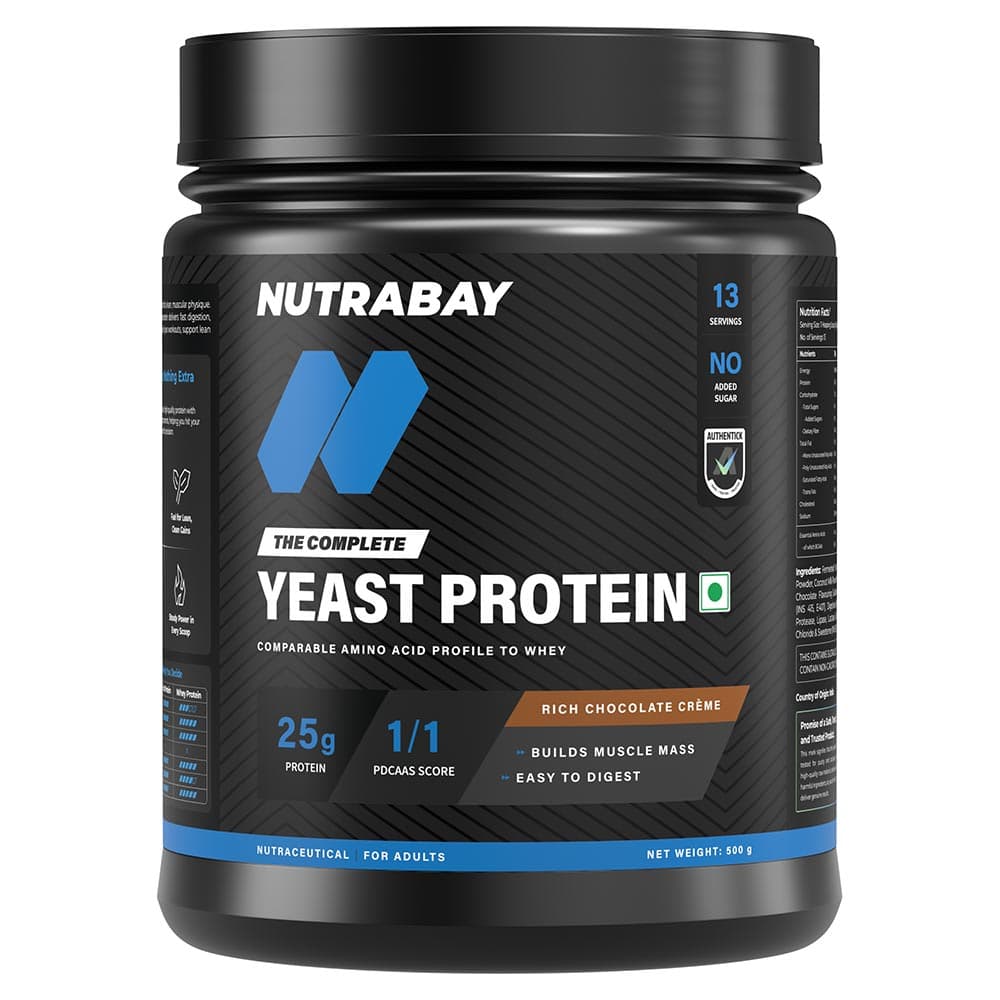 Nutrabay Yeast Protein, 1.1 lb Rich Chocolate Creme