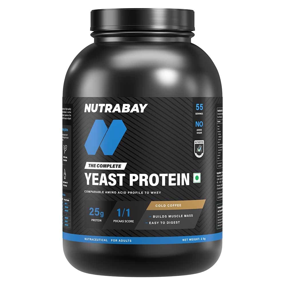 Nutrabay Yeast Protein, 4.4 lb Cold Coffee