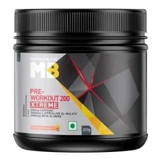 MuscleBlaze PRE Workout 200 Xtreme, 0.44 lb Fruit Punch
