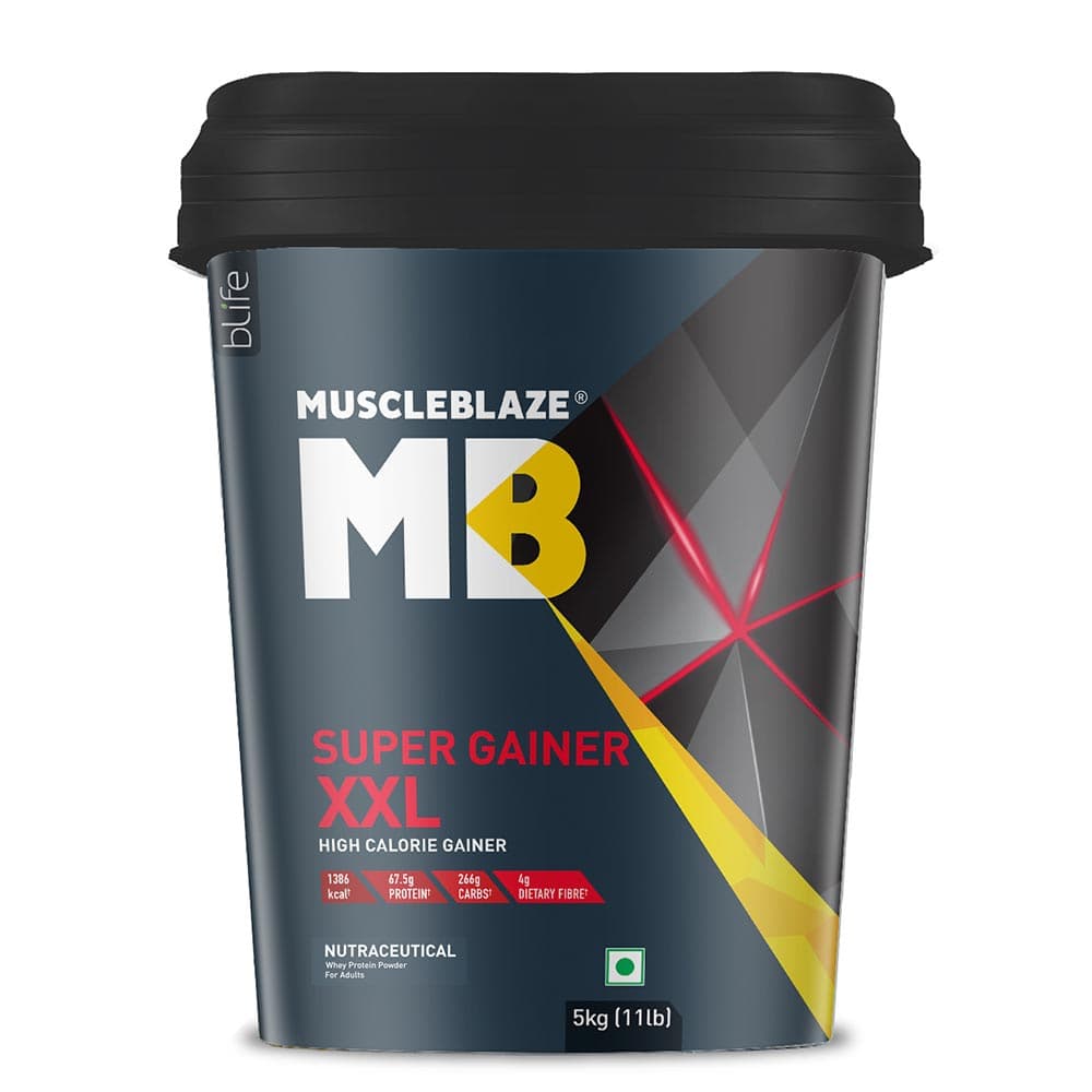 MuscleBlaze Super Gainer XXL, 11 lb Chocolate