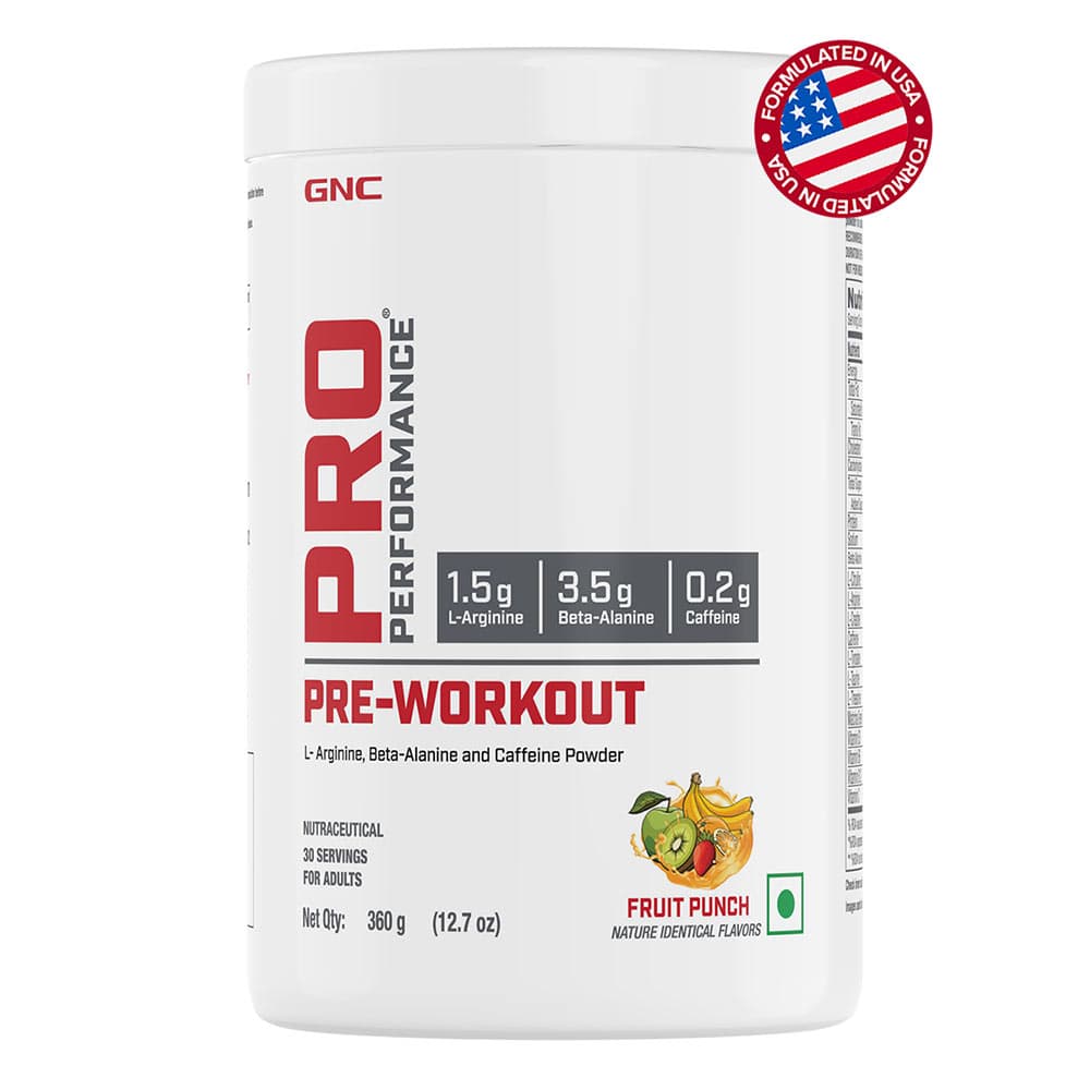 GNC Pro Performance Pre-Workout, 0.79 lb Fruit Punch