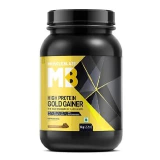 MuscleBlaze High Protein Gold Gainer, 2.2 lb Chocolate