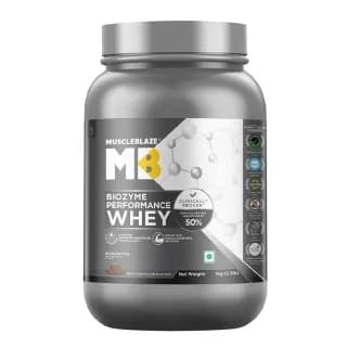MuscleBlaze Biozyme Performance Whey, 2.2 lb Rich Chocolate