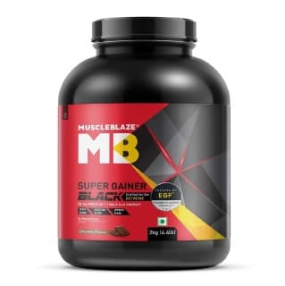 MuscleBlaze Super Gainer Black, 4.4 lb Chocolate
