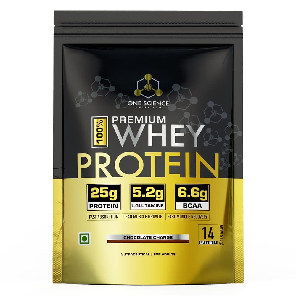One Science 100% Premium Whey Protein, 1 lb Chocolate Charge