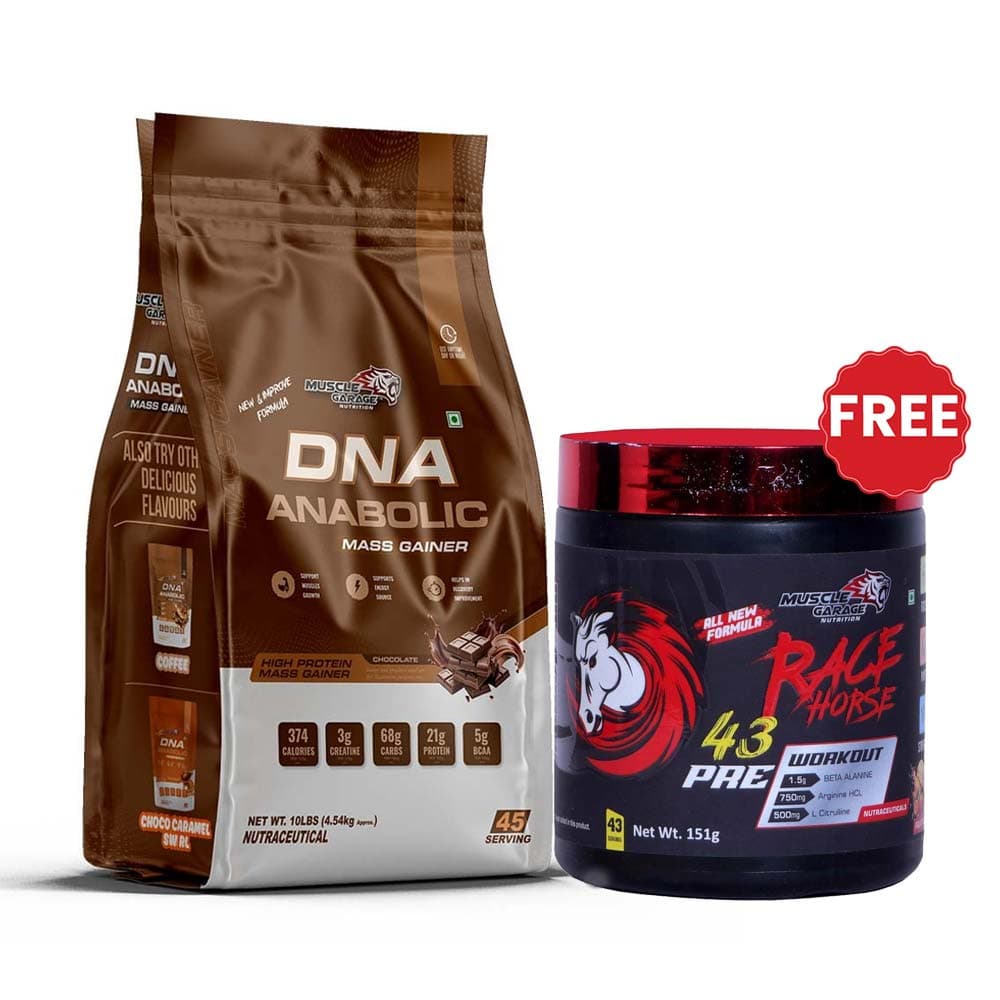 Muscle Garage DNA Anabolic Mass Gainer, 10 lb Chocolate