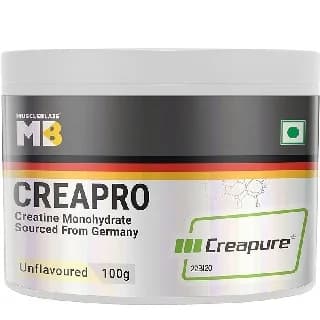 MuscleBlaze CreaPRO Creatine with Creapure® Powder from Germany, 0.22 lb Unflavoured
