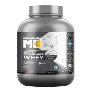 MuscleBlaze Biozyme Performance Whey, 4.4 lb Rich Chocolate