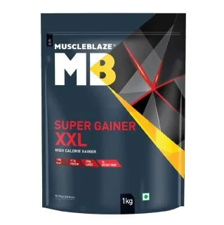 MuscleBlaze Super Gainer XXL Weight Gainer, 2.2 lb Chocolate Bliss