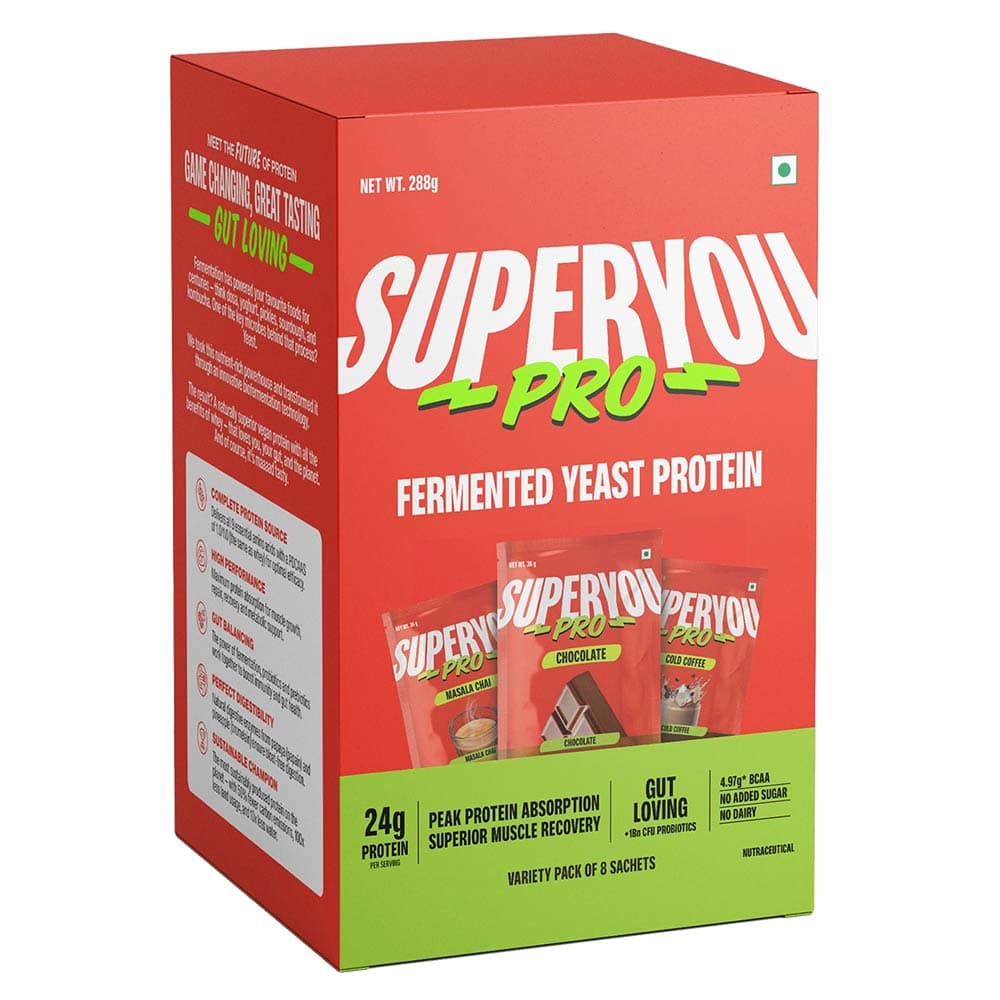 Superyou Pro Fermented Yeast Protein, 0.63 lb Assorted