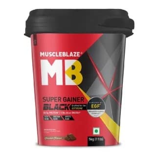 MuscleBlaze Super Gainer Black, 11 lb Chocolate
