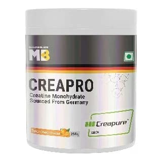 MuscleBlaze CreaPRO Creatine with Creapure® Powder from Germany, 0.55 lb Tangy Orange
