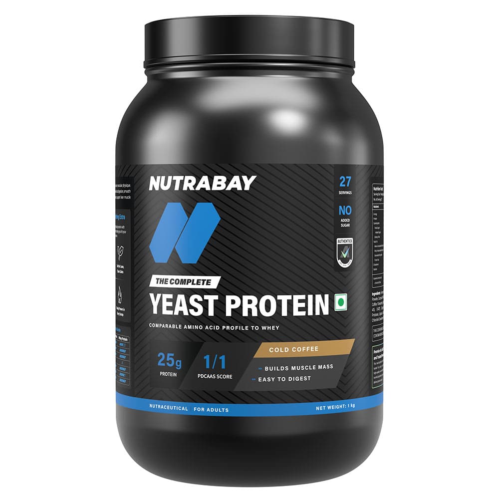 Nutrabay Yeast Protein, 2.2 lb Cold Coffee