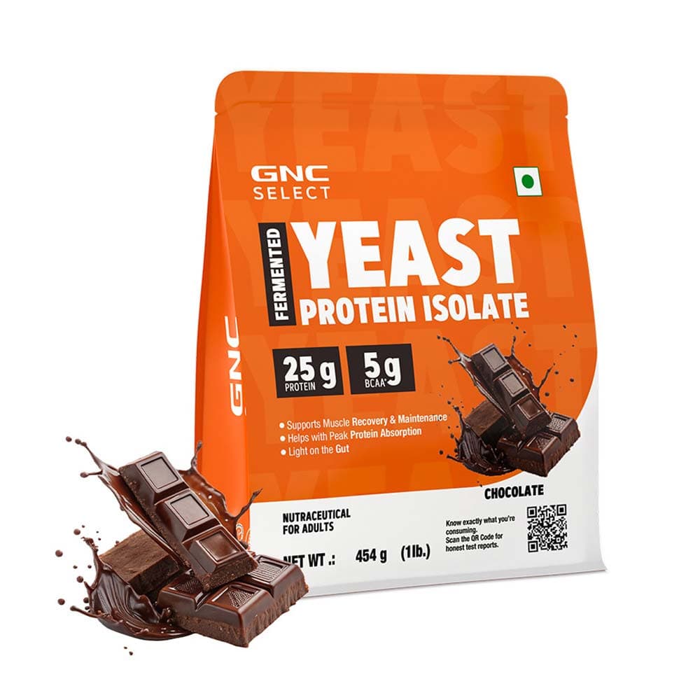 GNC Select Fermented Yeast Protein Isolate, 1 lb Chocolate